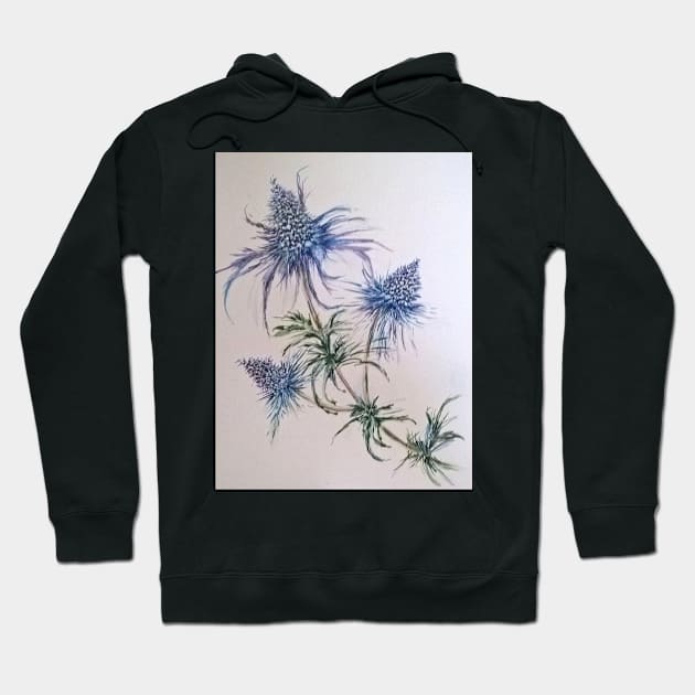 thistle cluster Hoodie by myboxerdog